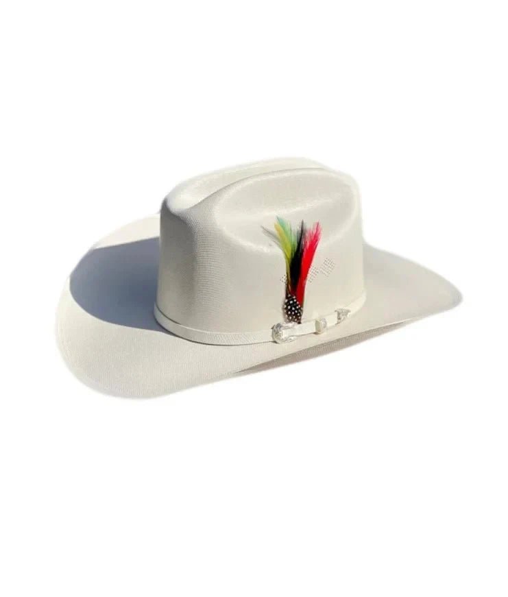 Sombrero Tombstone 1000X Sinaloa (Chaparral) Style Cowboy Straw Hat w/White Band - OriginalWestern.com