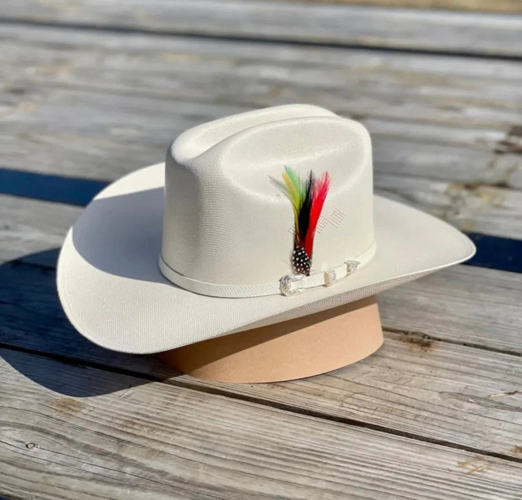 Sombrero Tombstone 1000X Sinaloa (Chaparral) Style Cowboy Straw Hat w/White Band - OriginalWestern.com