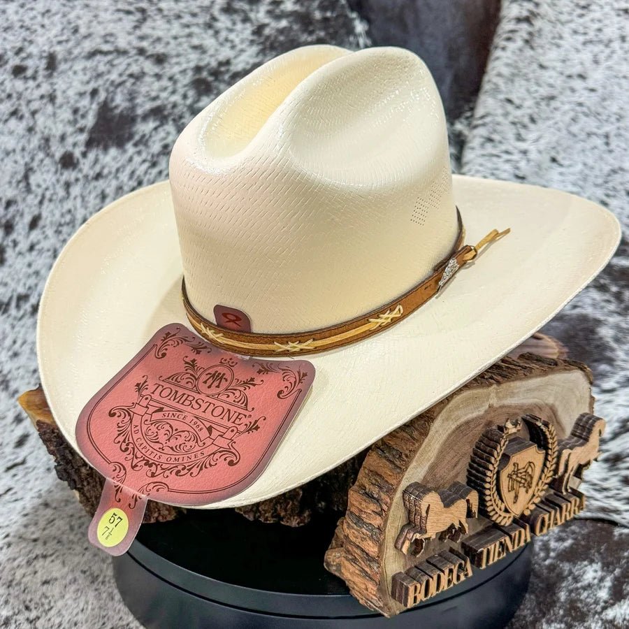 Sombrero Tombstone 15X Sinaloa Chaparral R Style Western Cowboy Straw Hat - OriginalWestern.com