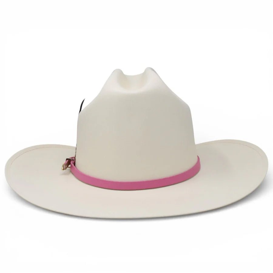 Sombrero White Diamonds 1000X Virgen de Guadalupe Sinaloa Style Cowboy Straw Hat - OriginalWestern.com