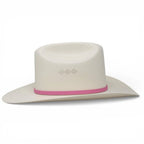 Sombrero White Diamonds 1000X Virgen de Guadalupe Sinaloa Style Cowboy Straw Hat - OriginalWestern.com