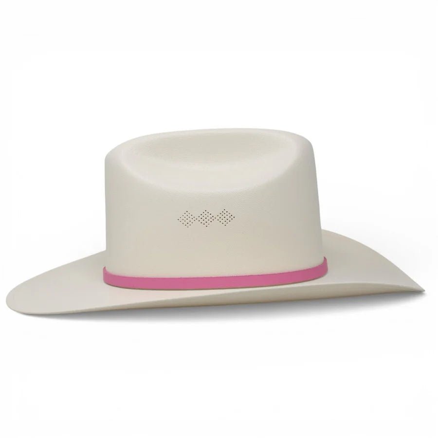 Sombrero White Diamonds 1000X Virgen de Guadalupe Sinaloa Style Cowboy Straw Hat - OriginalWestern.com