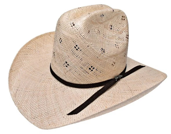 Tombstone Sonora Sisal Quarter Horse Style Western Cowboy Shantung Straw Hat