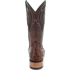 Soto Boots Mens Out of the Wild Cognac Ostrich Print Boots H50031 - OriginalWestern.com