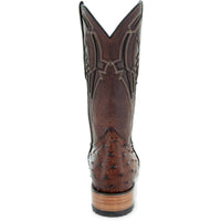Soto Boots Mens Out of the Wild Cognac Ostrich Print Boots H50031 - OriginalWestern.com