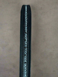 Stingray Mantarraya Print Western Belt with Removable Buckle - Black - OriginalWestern.com