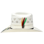 Stone 100X El Patron Style Vented Western Cowboy Shantung Straw Hat - OriginalWestern.com