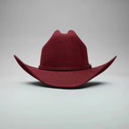 Texana 50X Sinaloa Style (50% Wool 50% Buffalo Fur) Western Cowboy Hat-Burgundy - OriginalWestern.com