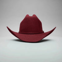 Texana 50X Sinaloa Style (50% Wool 50% Buffalo Fur) Western Cowboy Hat-Burgundy - OriginalWestern.com