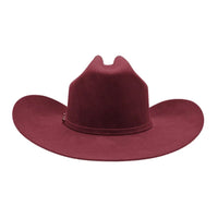 Texana 50X Sinaloa Style (50% Wool 50% Buffalo Fur) Western Cowboy Hat-Burgundy - OriginalWestern.com