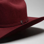 Texana 50X Sinaloa Style (50% Wool 50% Buffalo Fur) Western Cowboy Hat-Burgundy - OriginalWestern.com