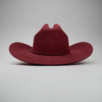 Texana 50X Sinaloa Style (50% Wool 50% Buffalo Fur) Western Cowboy Hat-Burgundy - OriginalWestern.com