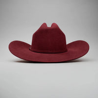 Texana 50X Sinaloa Style (50% Wool 50% Buffalo Fur) Western Cowboy Hat-Burgundy - OriginalWestern.com