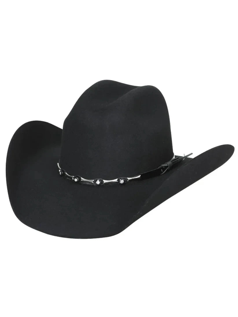 Texana 50X Toro Style Western Cowboy Fur Felt Hat - Black - OriginalWestern.com