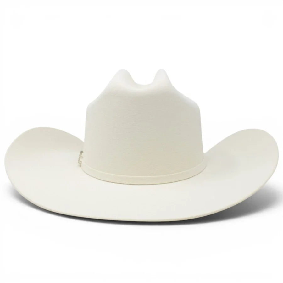 Tombstone 20X Roper Style Western Cowboy Fur Felt Hat - White