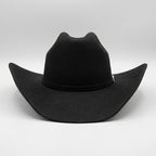 Texana Cuernos Chuecos 100X Marlboro Oscar Style Beaver Fur Felt Cowboy Hat - Black - OriginalWestern.com