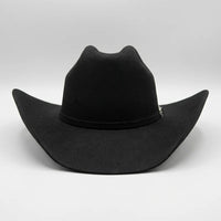Texana Cuernos Chuecos 100X Marlboro Oscar Style Beaver Fur Felt Cowboy Hat - Black - OriginalWestern.com