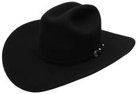 Texana Cuernos Chuecos 100X Sinaloa (Chaparral) Style Beaver Fur Felt Hat-Black - OriginalWestern.com