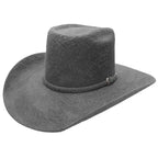Texana Cuernos Chuecos 10X Vakera Grizzly Srtyle Fur Felt Cowboy Hat-Gray - OriginalWestern.com