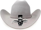 Texana Cuernos Chuecos 30X Joan Milano Style Beaver Felt Cowboy Hat - Gray - OriginalWestern.com