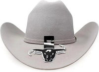 Texana Cuernos Chuecos 30X Joan Milano Style Beaver Felt Cowboy Hat - Gray - OriginalWestern.com
