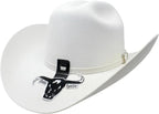 Texana Cuernos Chuecos 30X Joan Style Beaver Felt Hat-White - OriginalWestern.com