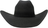 Texana Cuernos Chuecos 30X Oscar Marlboro Style Beaver Felt Cowboy Hat - Black - OriginalWestern.com