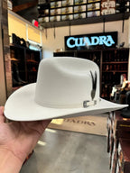 Texana Cuernos Chuecos 30X Sinaloa Style Beaver Felt Western Cowboy Hat - White - OriginalWestern.com