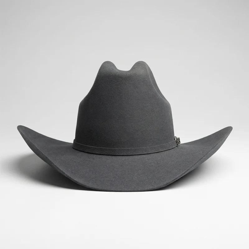 Texana Cuernos Chuecos 30X Sonora Style Beaver Fur Felt Hat - Dark Gray - OriginalWestern.com