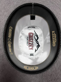 Texana Cuernos Chuecos 30X Vakera Brick Crown Style Rabbit Fur Felt Cowboy Hat - Granite - OriginalWestern.com
