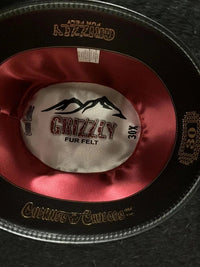 Texana Cuernos Chuecos 30X Vakera Style Rabbit Fur Felt Cowboy Hat-Black - OriginalWestern.com