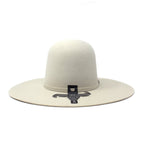 Texana Cuernos Chuecos 6X Open Crown Fur Felt Western Cowboy Hat - Gray - OriginalWestern.com
