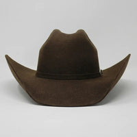 Texana Cuernos Chuecos 6X Oscar Style Cowboy Fur Felt Hat - Brown - OriginalWestern.com