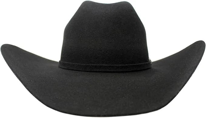 Texana Cuernos Chuecos 6X Oscar Style Western Cowboy Fur Felt Hat - Black - OriginalWestern.com