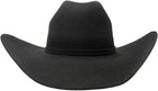 Texana Cuernos Chuecos 6X Oscar Style Western Cowboy Fur Felt Hat - Black - OriginalWestern.com