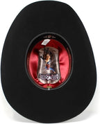 Texana Cuernos Chuecos 6X Oscar Style Western Cowboy Fur Felt Hat - Black - OriginalWestern.com