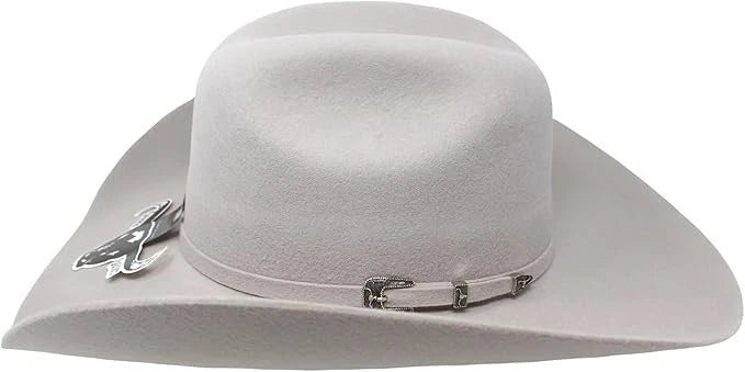 Texana Cuernos Chuecos 6X Oscar Style Western Cowboy Fur Felt Hat - Gray - OriginalWestern.com