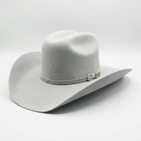 Texana Cuernos Chuecos 6X Oscar Style Western Cowboy Fur Felt Hat - Gray - OriginalWestern.com