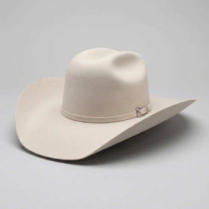 Texana Cuernos Chuecos 6X Oscar Style Western Cowboy Fur Felt Hat - Silverbelly - OriginalWestern.com