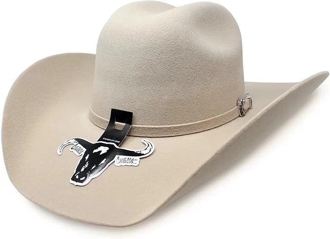 Texana Cuernos Chuecos 6X Oscar Style Western Cowboy Fur Felt Hat - Silverbelly - OriginalWestern.com