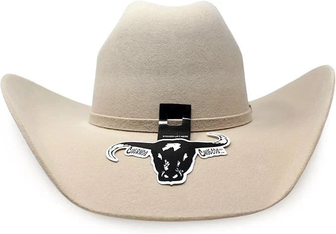 Texana Cuernos Chuecos 6X Oscar Style Western Cowboy Fur Felt Hat - Silverbelly - OriginalWestern.com