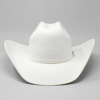 Texana Cuernos Chuecos 6X Oscar Style Western Cowboy Fur Felt Hat - White - OriginalWestern.com