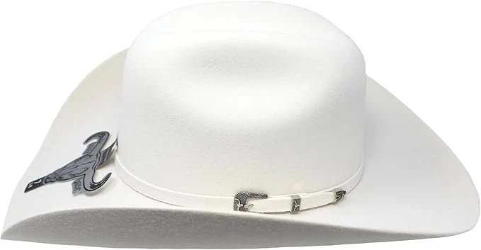 Texana Cuernos Chuecos 6X Oscar Style Western Cowboy Fur Felt Hat - White - OriginalWestern.com