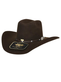 Texana El General 50X Conejo Style Tall Crown Western Cowboy Fur Felt Hat - Brown - OriginalWestern.com