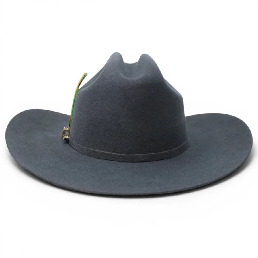 Men’s Tombstone 20X Sinaloa (Chaparral) Style Western Cowboy Fur Felt Hat - Granite Gray