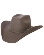 Texana Montero 100X 8 Segundos Brick Crown Style Western Cowboy Fur Felt Hat - Castor - OriginalWestern.com