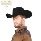 Texana Montero 100X Chihuahua Style Western Cowboy Fur Felt Hat - Black - OriginalWestern.com
