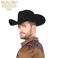 Texana Montero 100X Chihuahua Style Western Cowboy Fur Felt Hat - Black - OriginalWestern.com