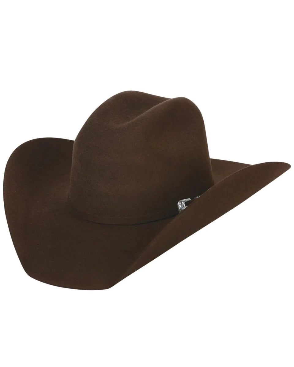 Texana Montero 100X Chihuahua Style Western Cowboy Fur Felt Hat - Chocolate - OriginalWestern.com