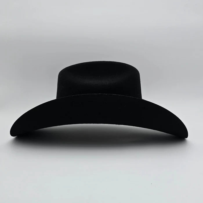 Texana Montero 100X Marlboro Style Western Cowboy Fur Felt Hat - Black - OriginalWestern.com